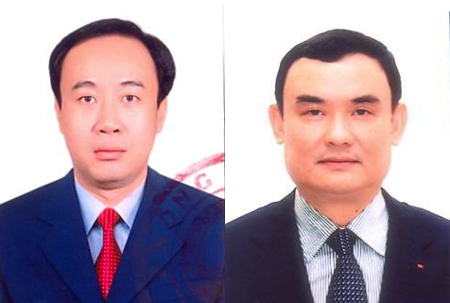 Ông Nguyễn Sỹ Hiệp (trái) và Nguyễn Xuân Thành là 2 Phó Chủ nhiệm mới của Văn phòng Chính phủ.
